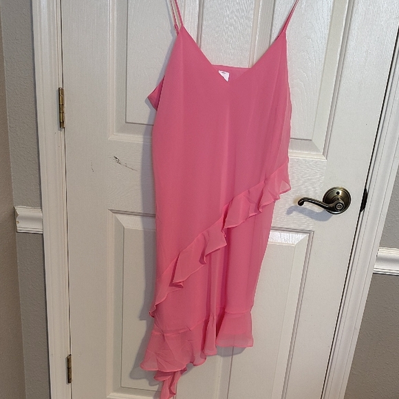 Pink Ruffle Dress - Picture 2 of 3